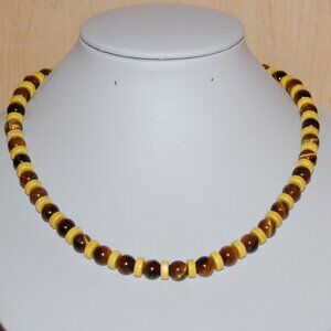 Tiger Eye Necklace,Tiger Eye Gemstone Necklace,8mm Gemstone Beads,Man,Woman